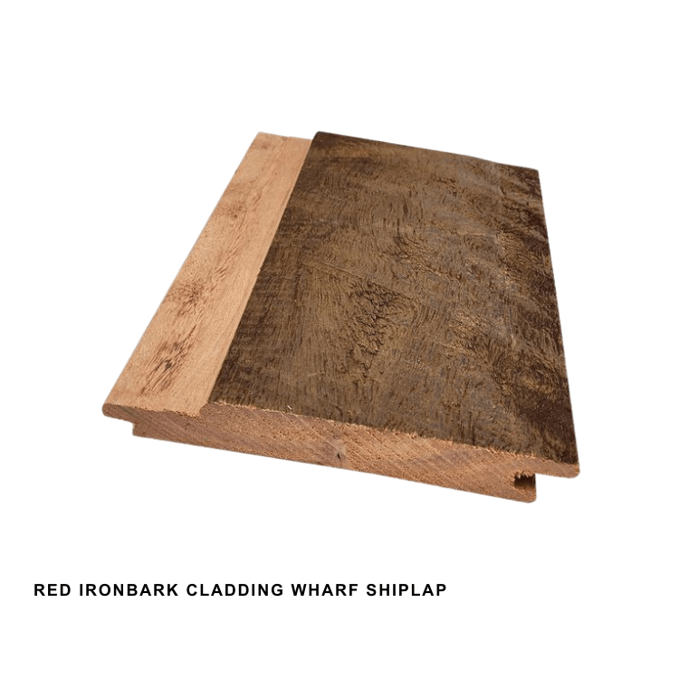 Red Ironbark Cladding Wharf Shiplap.uptons